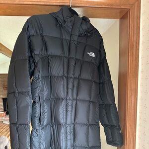 Like New Long Black Northface Puffer